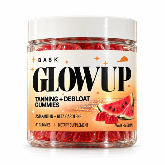 Bask™ Glowup Tanning + Debloat Gummies